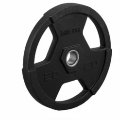 Gorilla Sports Hantelscheibe Profi 2" (50/51 mm) Olympia Kunststoff Gripper Schwarz Sale