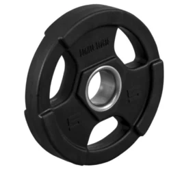 Gorilla Sports Hantelscheibe Profi 2" (50/51 mm) Olympia Kunststoff Gripper Schwarz Clearance