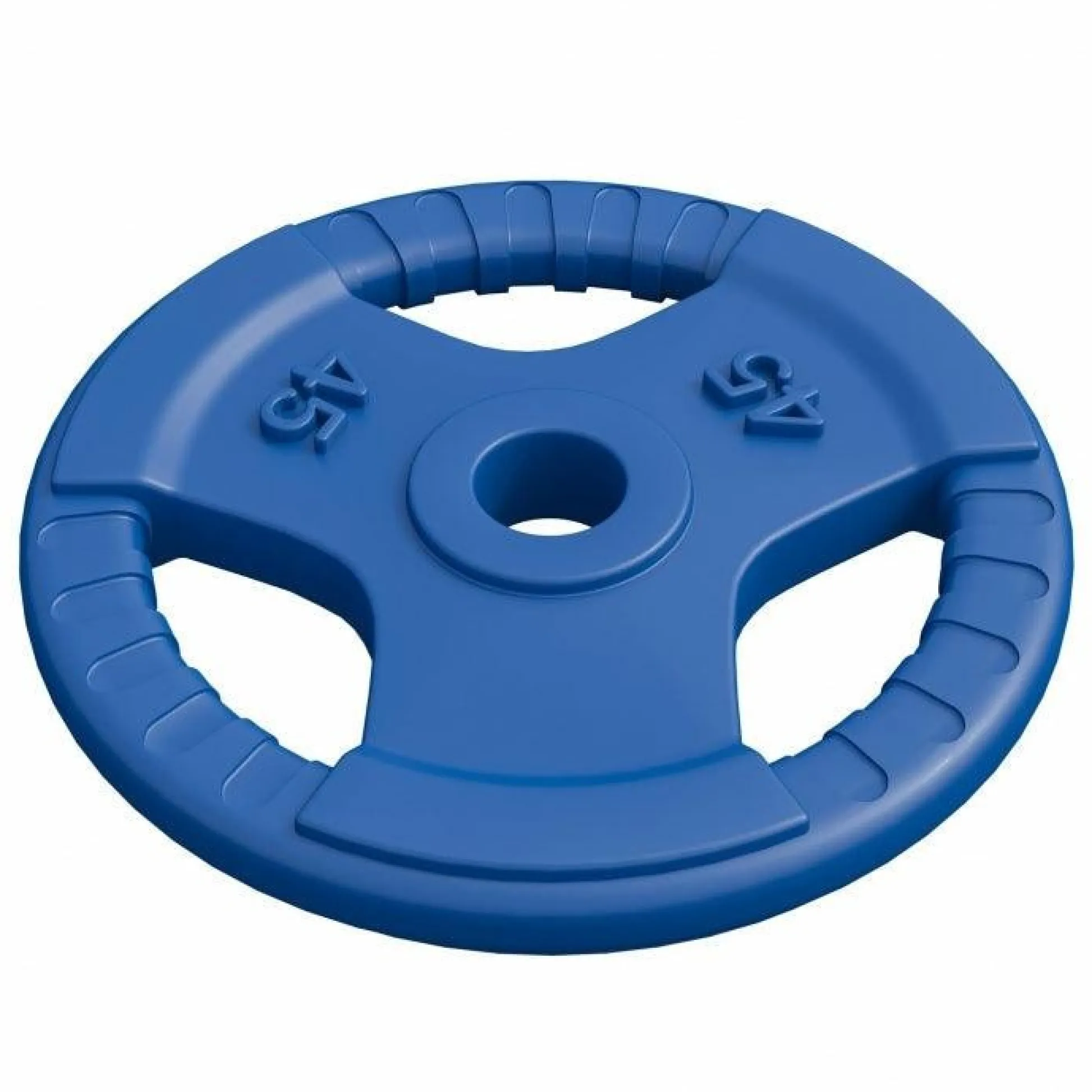 Gorilla Sports Hantelscheibe 2 Zoll (50/51 mm) ⌀ Olympia Gummi Gripper Blau Best