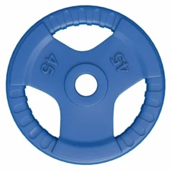 Gorilla Sports Hantelscheibe 2 Zoll (50/51 mm) ⌀ Olympia Gummi Gripper Schwarz Outlet