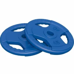 Gorilla Sports Hantelscheibe 2 Zoll (50/51 mm) ⌀ Olympia Gummi Gripper Dunkelgrün Best