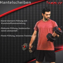 MOVIT Hantelset 6in1 20 - 30 kg Hot