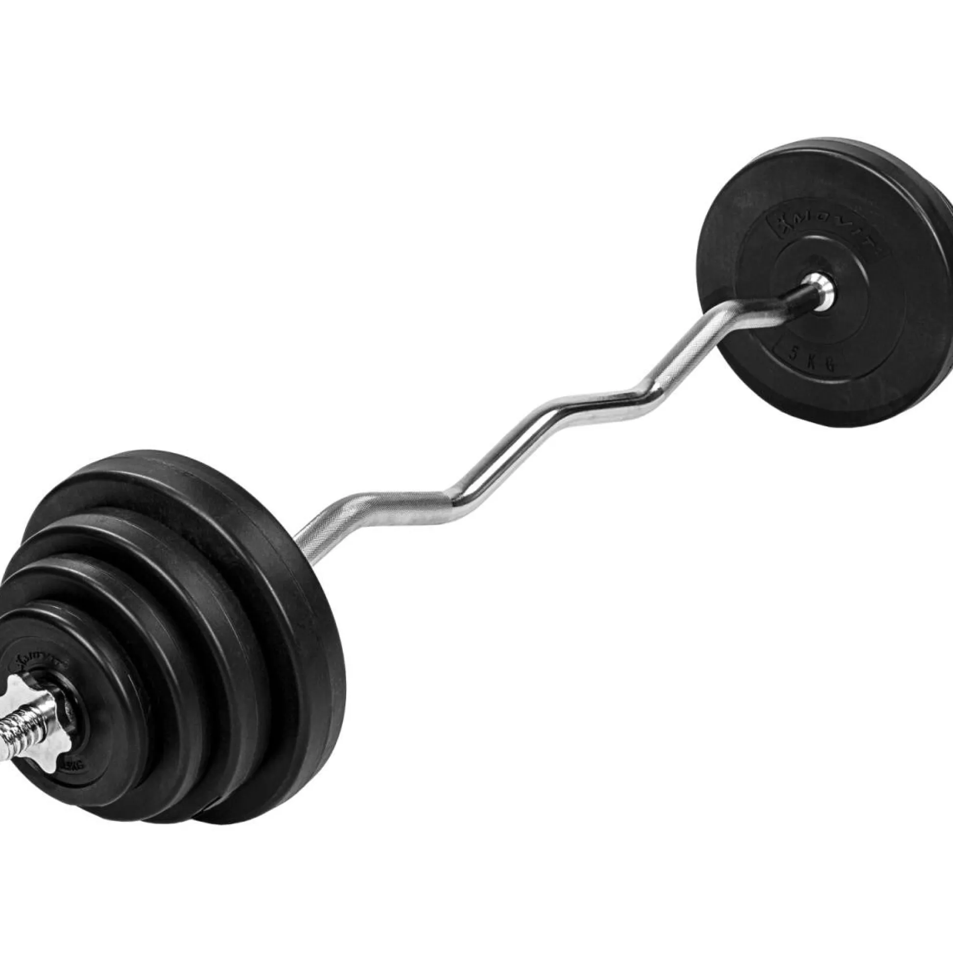 MOVIT Hantelset 23.5 - 55 kg Schwarz Outlet