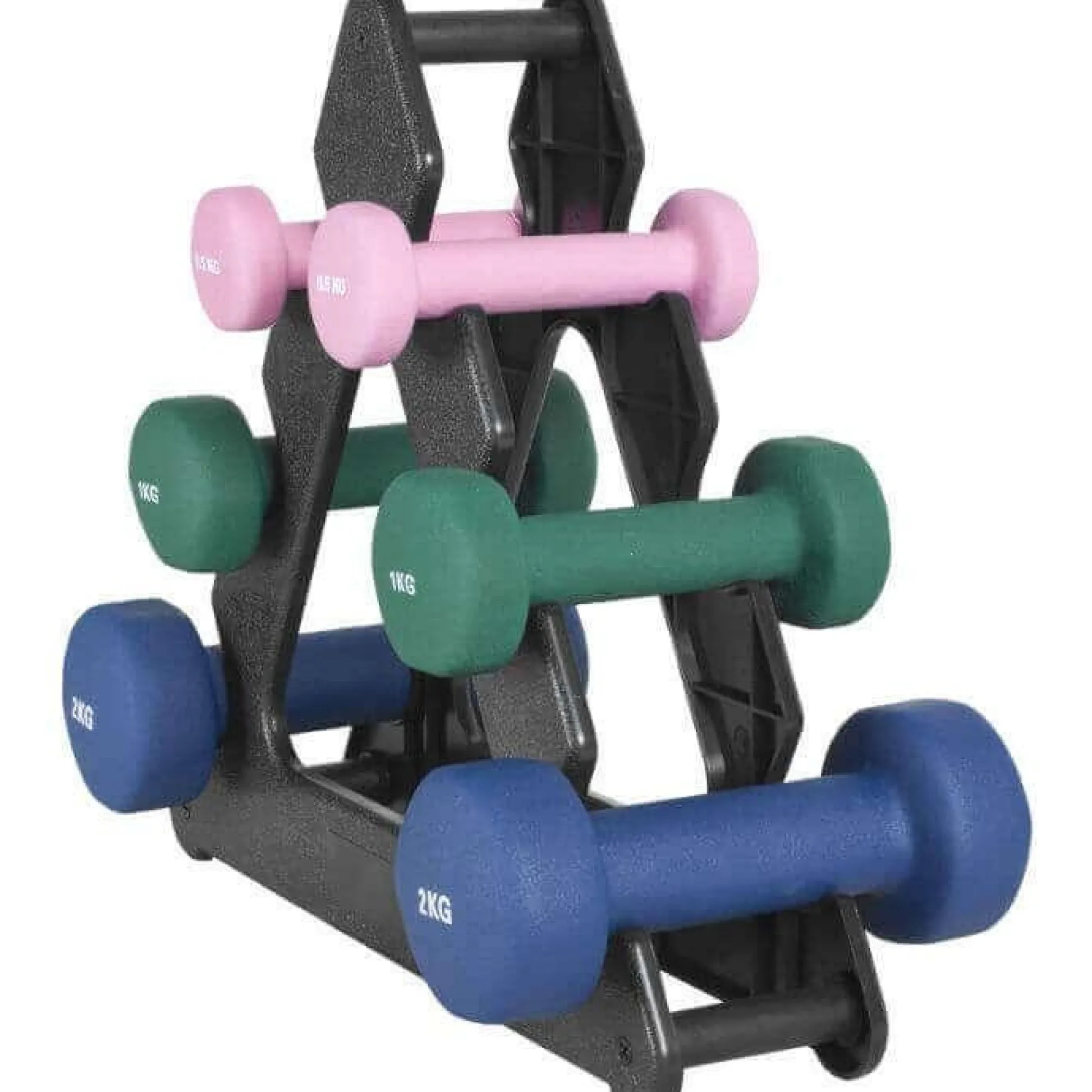 Gorilla Sports Hantelständer Gymnastik für 6 Hanteln Schwarz Online