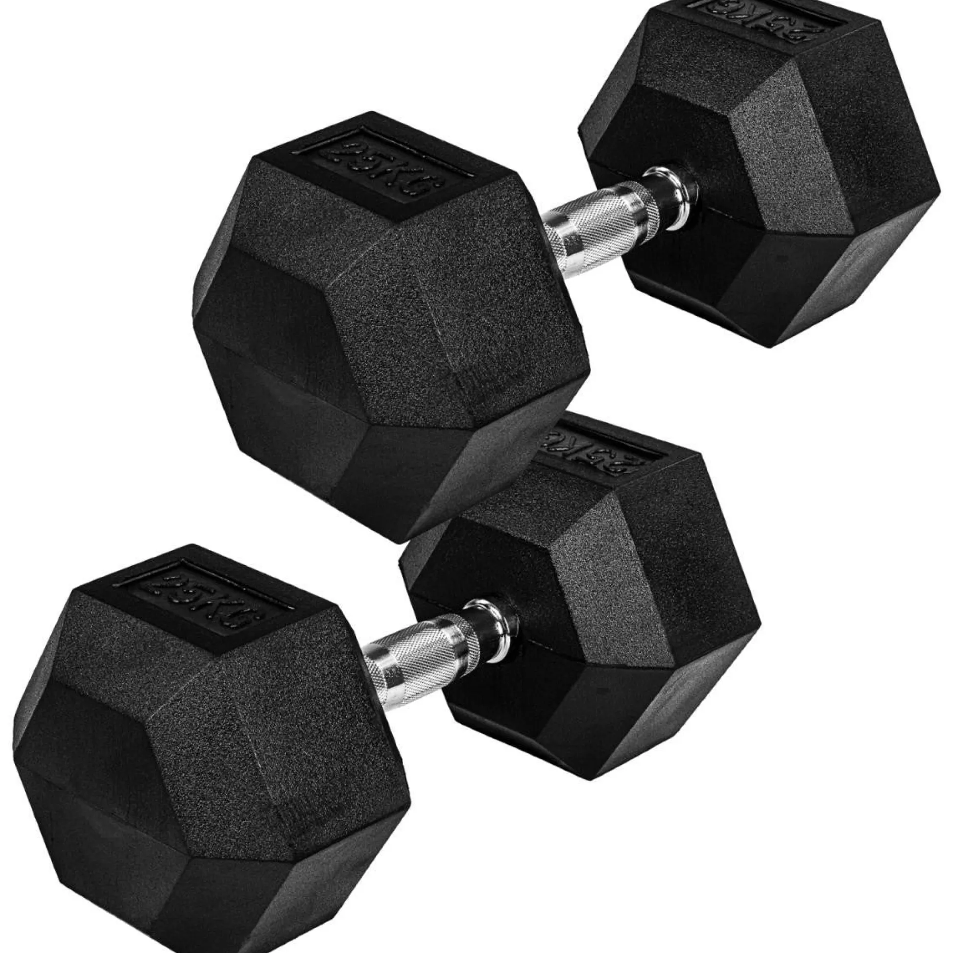 MOVIT Hexagon Kurzhantel Set 4 - 60 kg Schwarz
