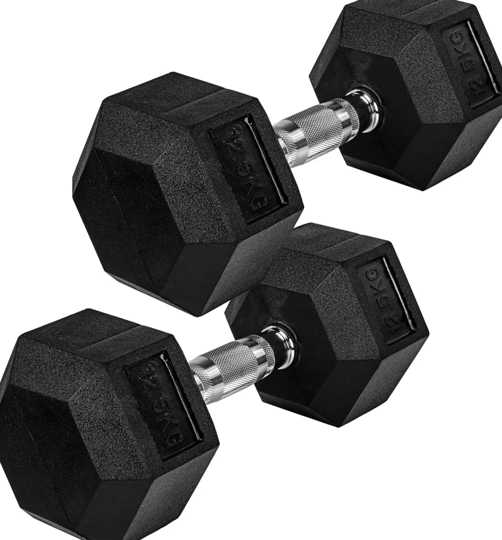 MOVIT Hexagon Kurzhantel Set 4 - 60 kg Schwarz Sale