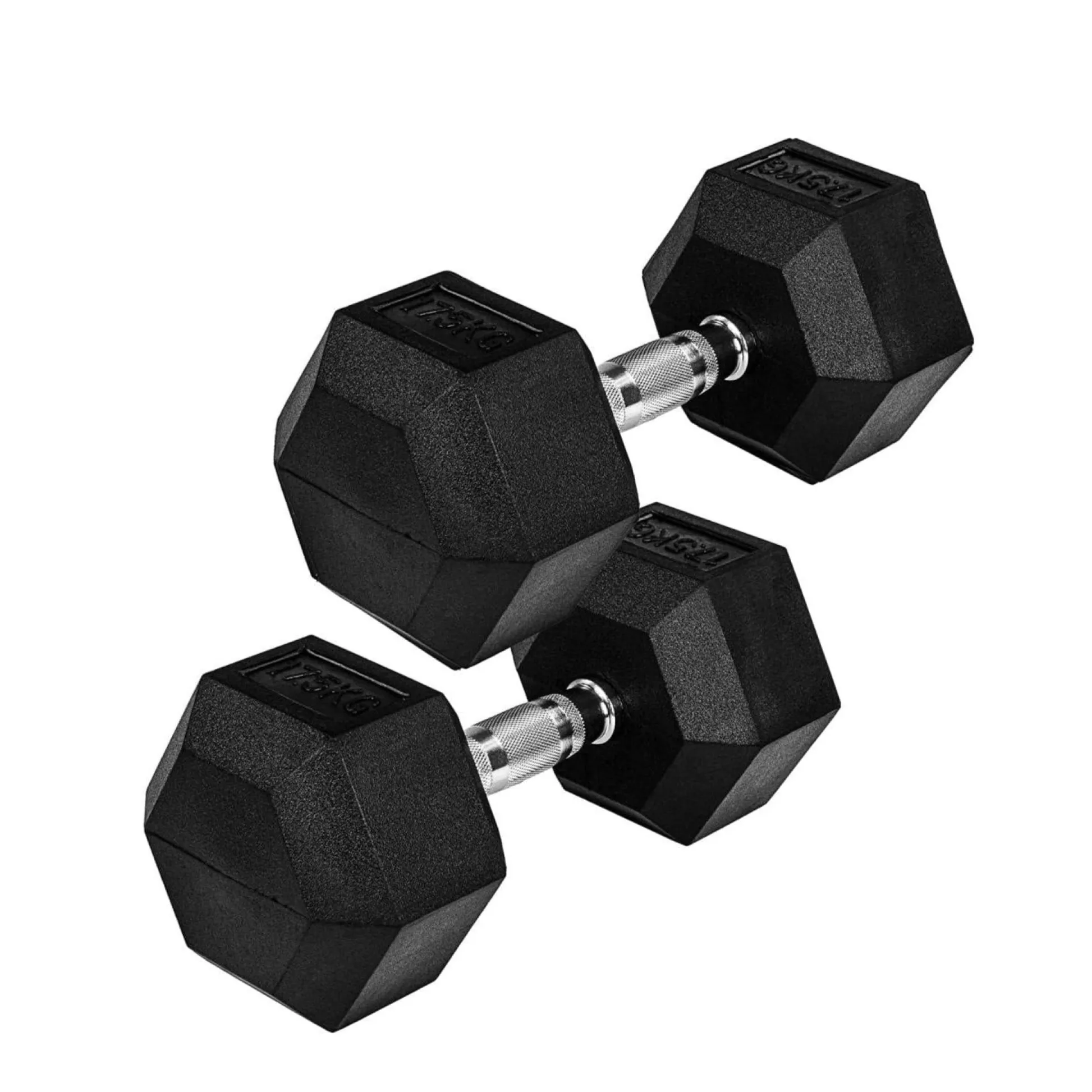MOVIT Hexagon Kurzhantel Set 4 - 60 kg Schwarz Discount