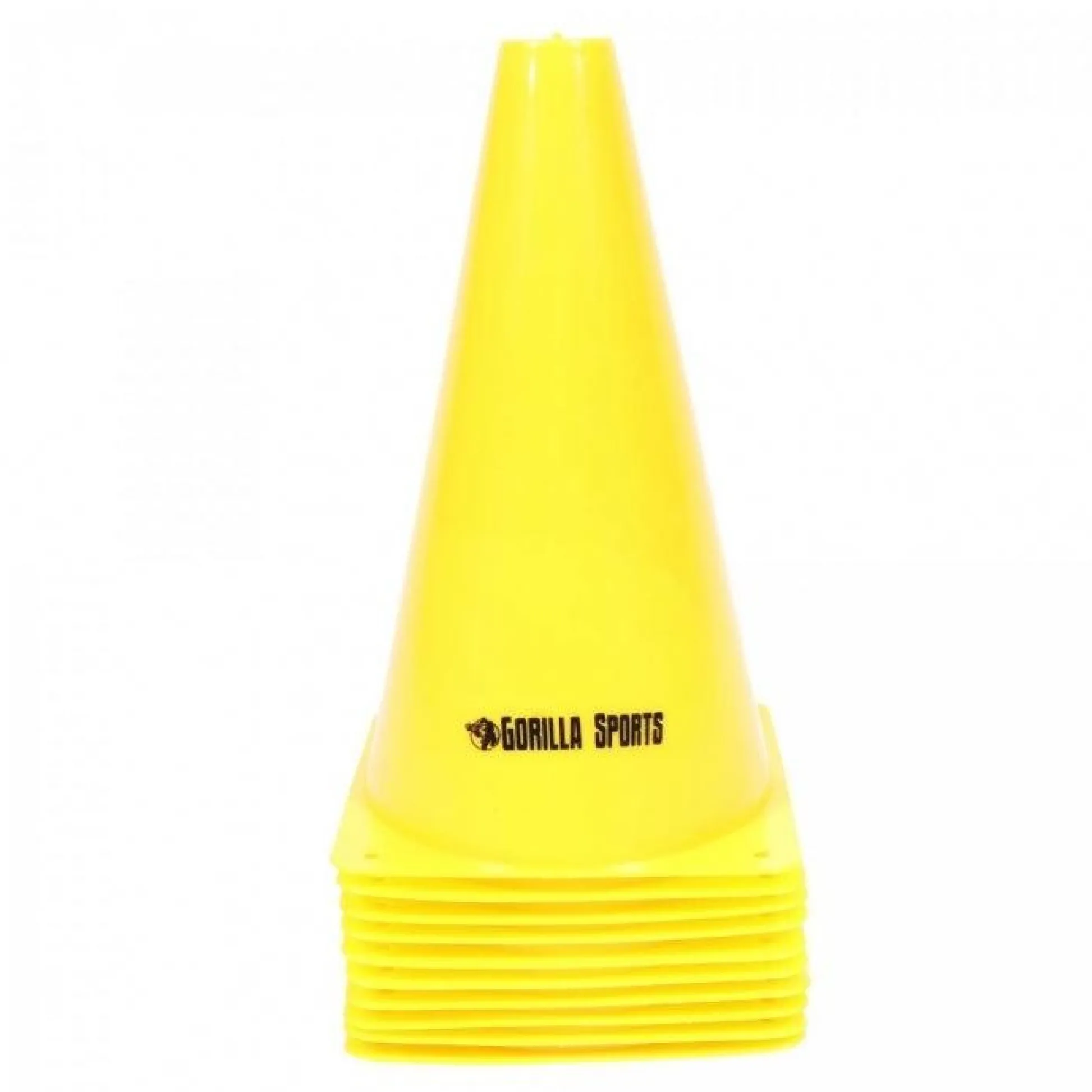 Gorilla Sports Hütchen 10-er Set Pylone 17 cm - 30 cm Orange Sale