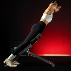 Gorilla Sports Hyperextension klappbar Weiss Hot