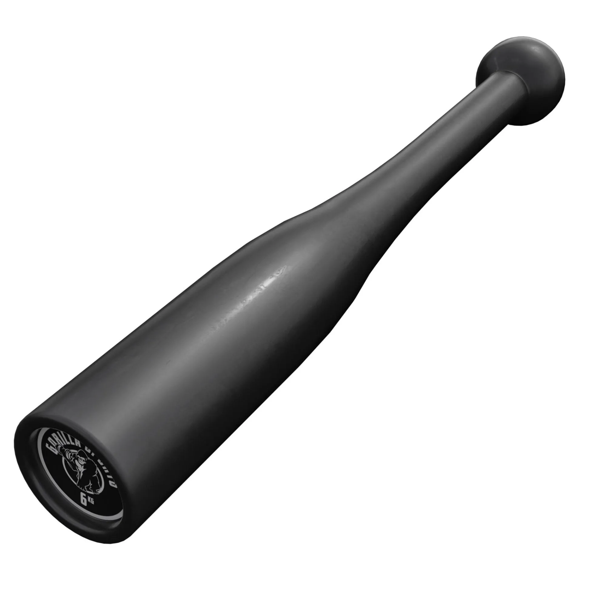 Gorilla Sports Indian Clubbell aus Stahl 2 - 20 kg Schwarz Hot