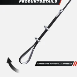 Gorilla Sports Kabelzug Schwarz Discount