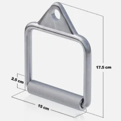 Gorilla Sports Kabelzug Griff Einhand drehbar lang Silber Online
