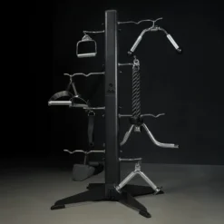 Gorilla Sports Kabelzug Griffständer für 8 Griffe Schwarz New