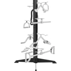Gorilla Sports Kabelzug Griffständer für 8 Griffe Schwarz New
