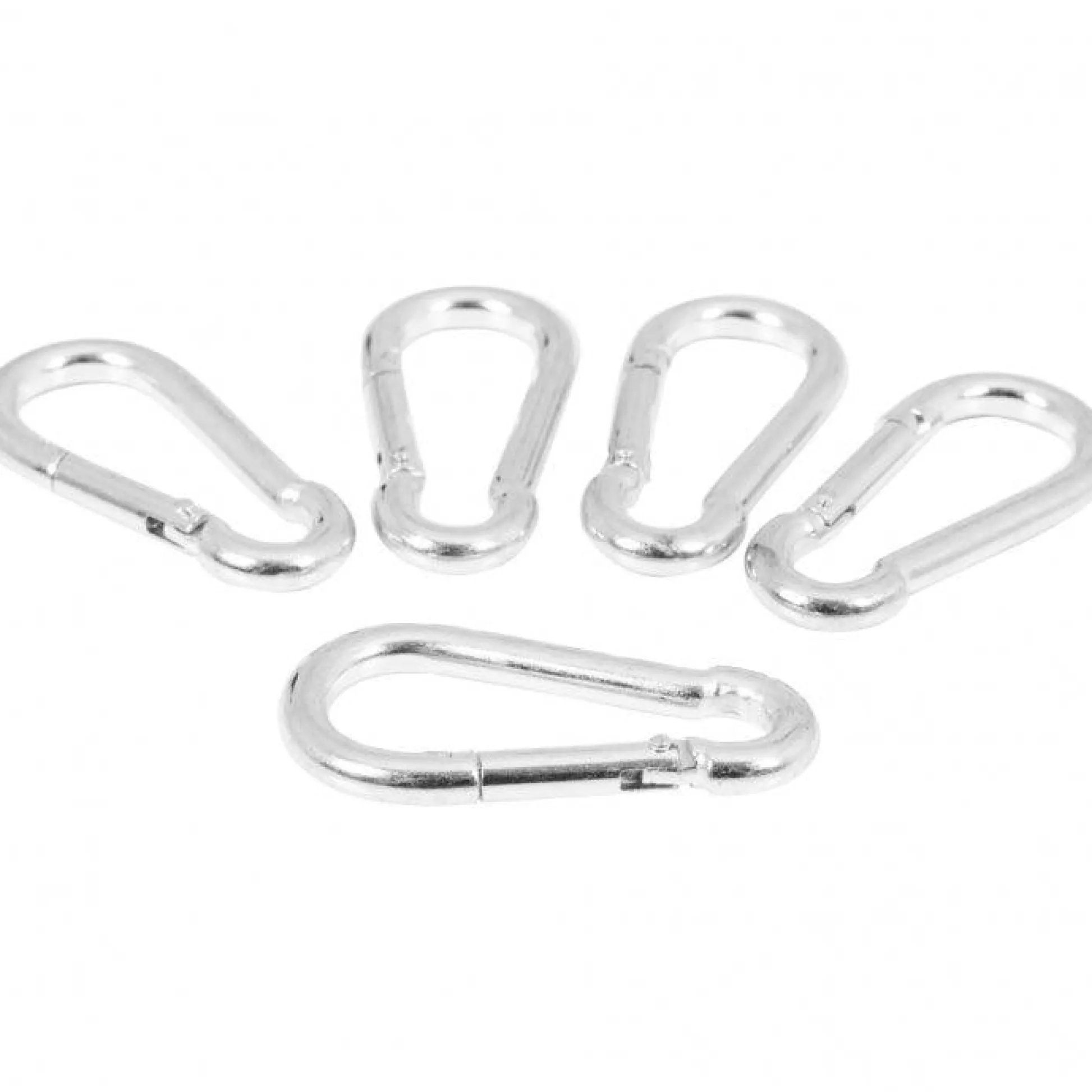 Gorilla Sports Karabiner 7 mm im 5er Set Silber Best