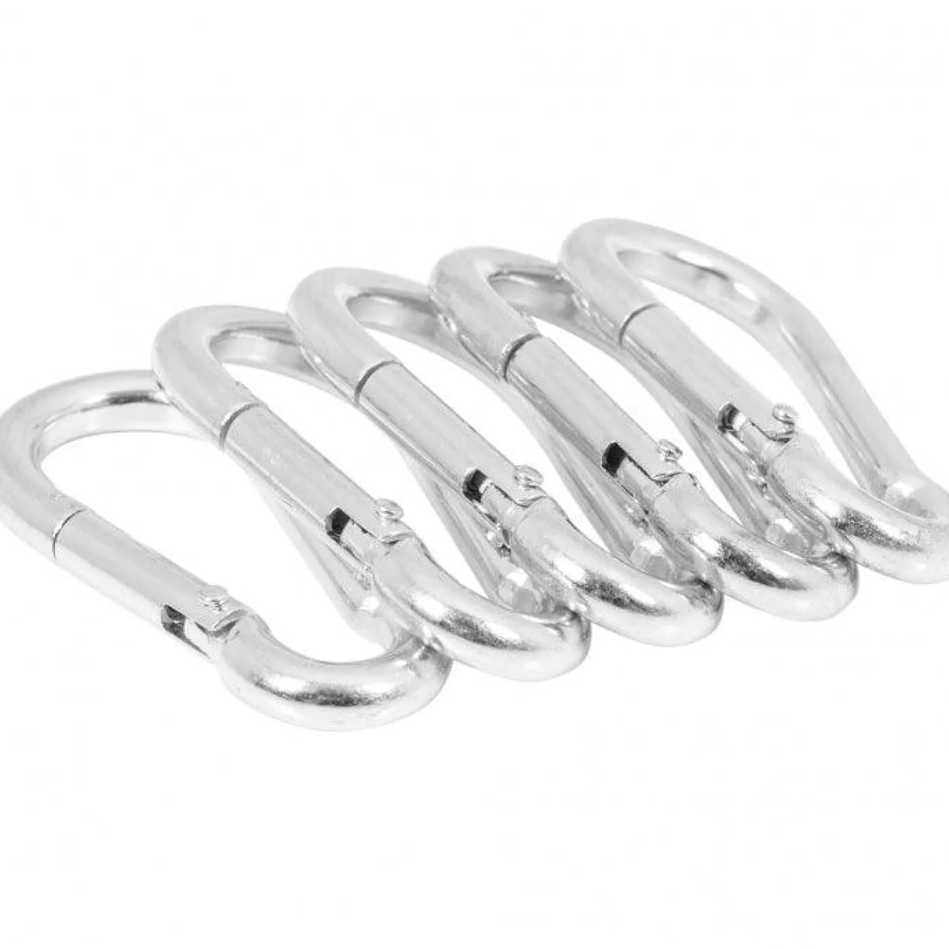 Gorilla Sports Karabiner 7 mm im 5er Set Silber Best