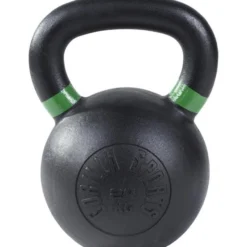 Gorilla Sports Kettlebell aus Gusseisen mit Farbmarkierung 4 - 32 kg Schwarz / Orange Discount