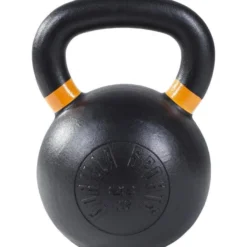 Gorilla Sports Kettlebell aus Gusseisen mit Farbmarkierung 4 - 32 kg Schwarz / Orange Discount