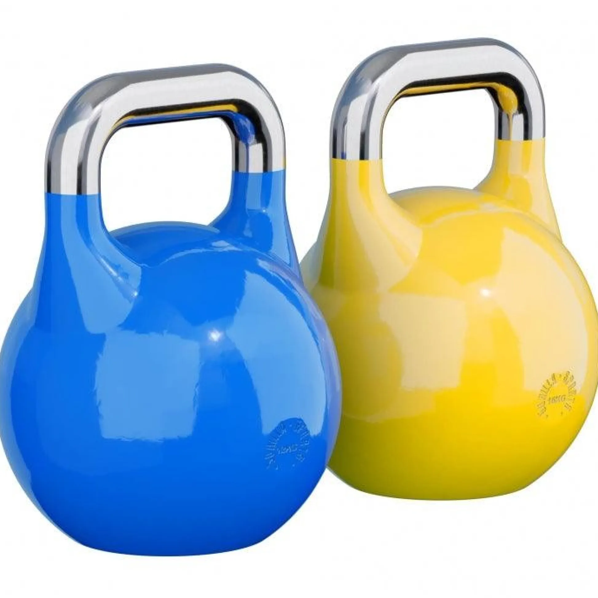 Gorilla Sports Kettlebell Competition 8 - 36 kg Blau / Gelb