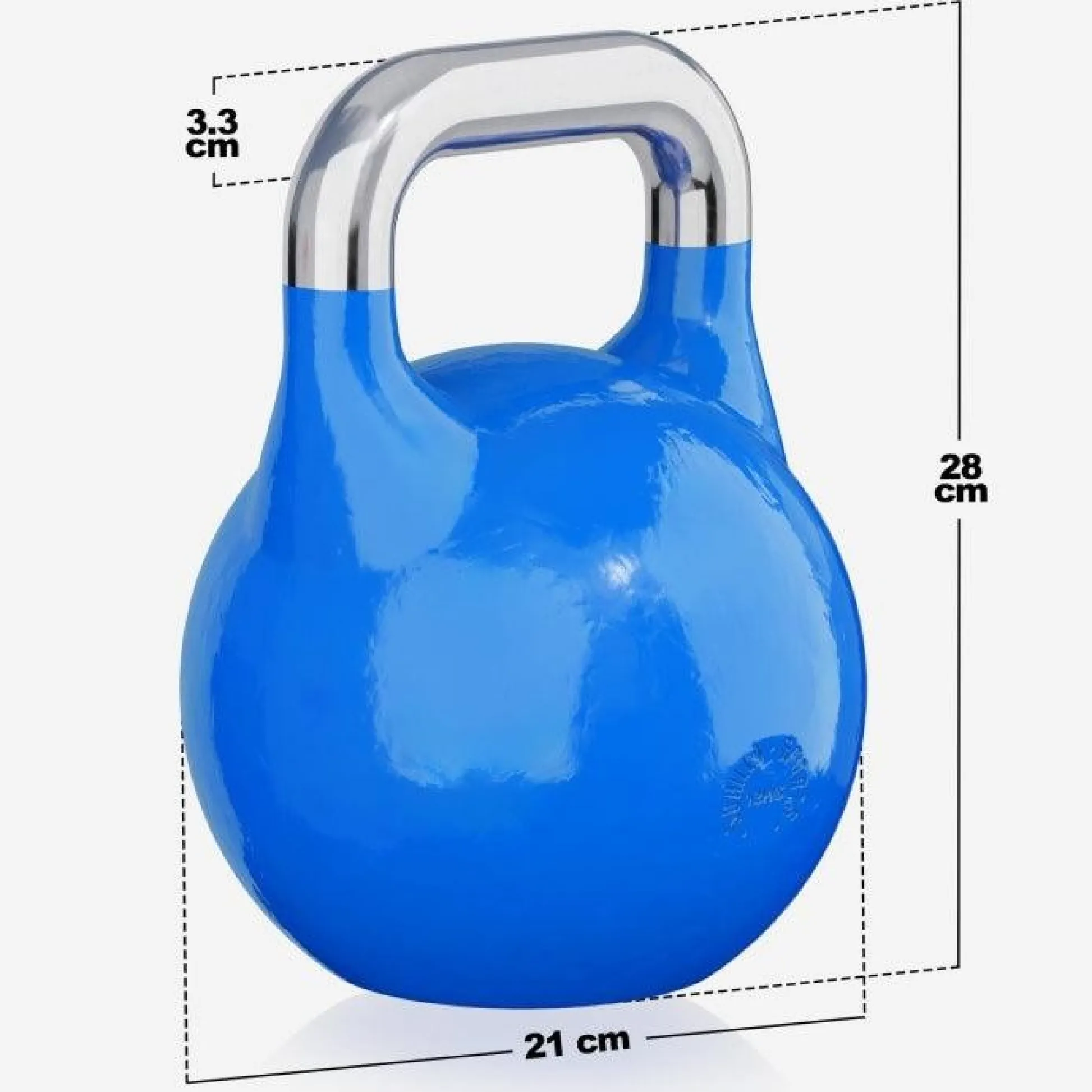 Gorilla Sports Kettlebell Competition 8 - 36 kg Blau Online