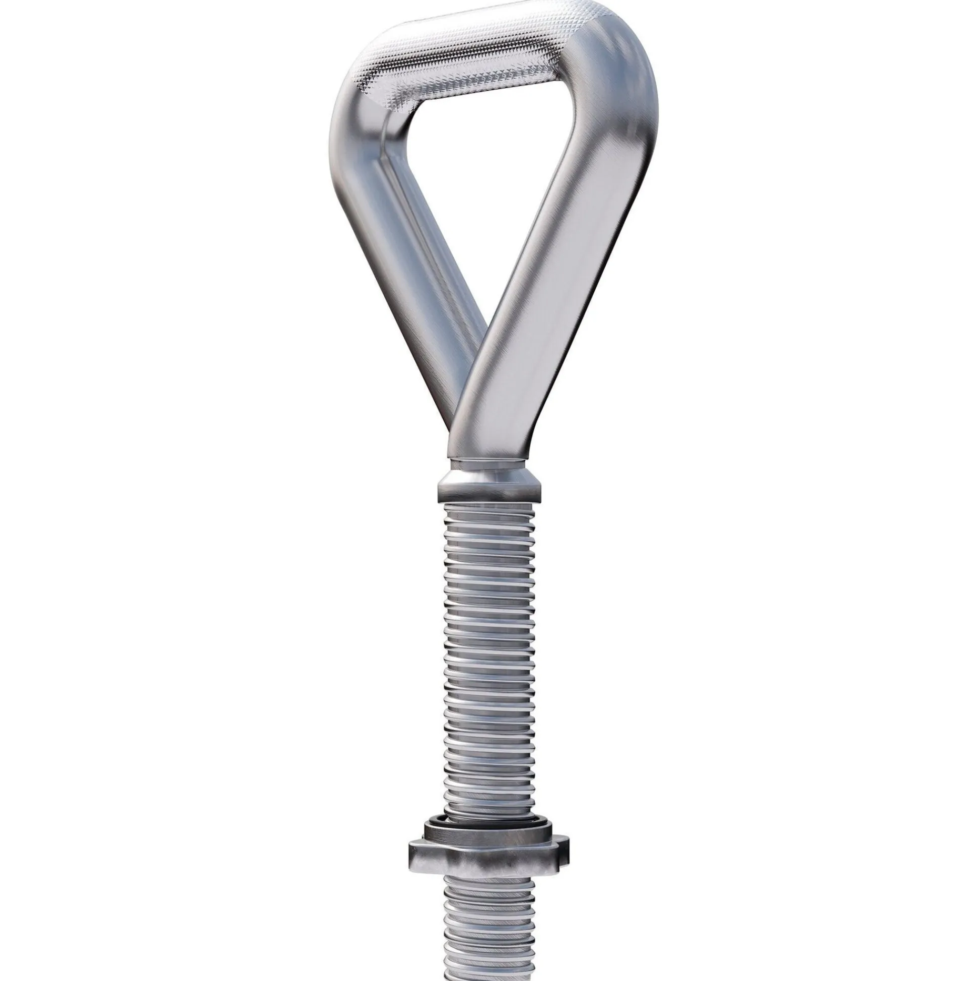 Gorilla Sports Kettlebell Griff Chrom verstellbar 3,3 kg Silber Hot