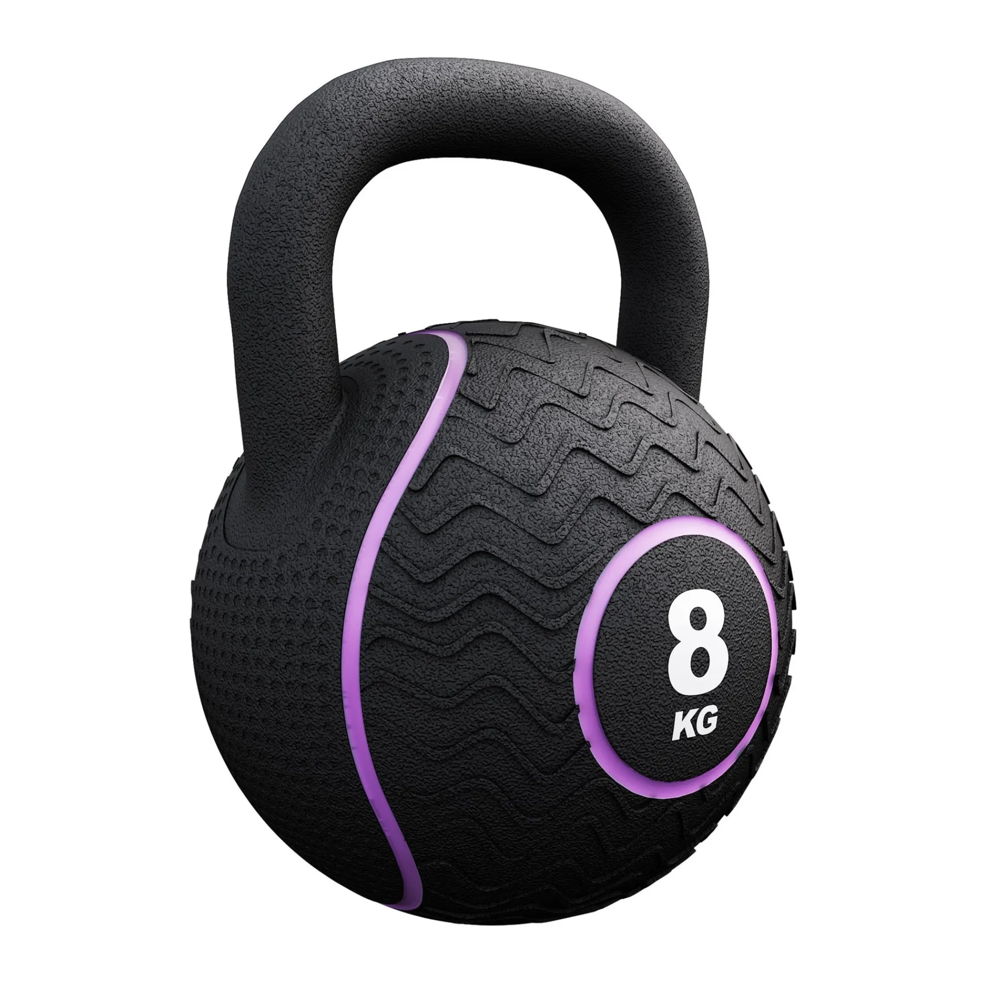 Gorilla Sports Kettlebell Gummi 4 kg – 20 kg Schwarz/Gelb Sale
