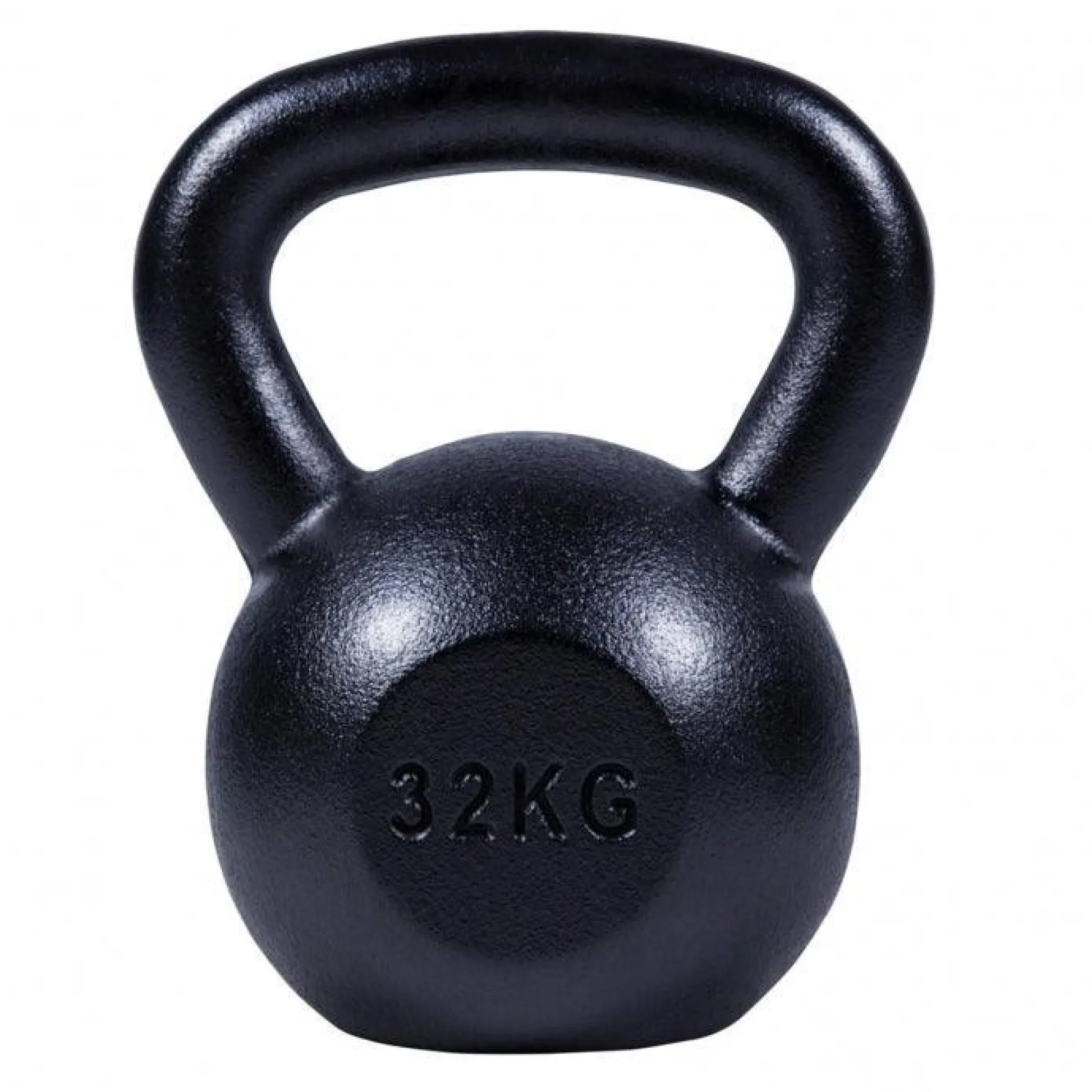 Gorilla Sports Kettlebell Gusseisen 2 - 32 kg Schwarz