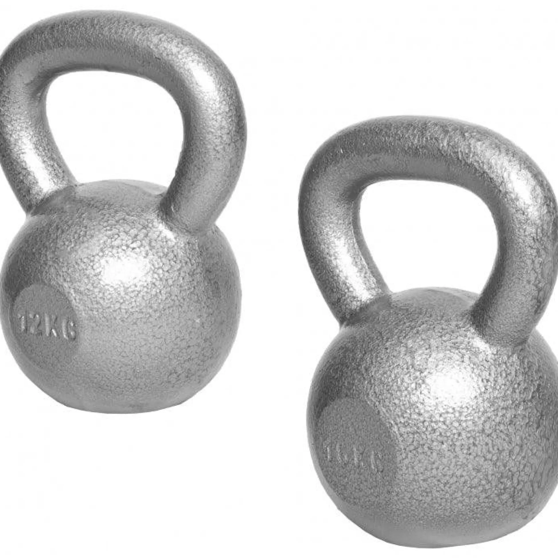 Gorilla Sports Kettlebell Gusseisen 2 - 32 kg Silber Best