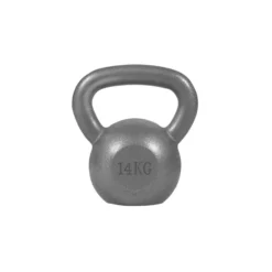 Gorilla Sports Kettlebell Gusseisen 2 - 32 kg Silber Discount