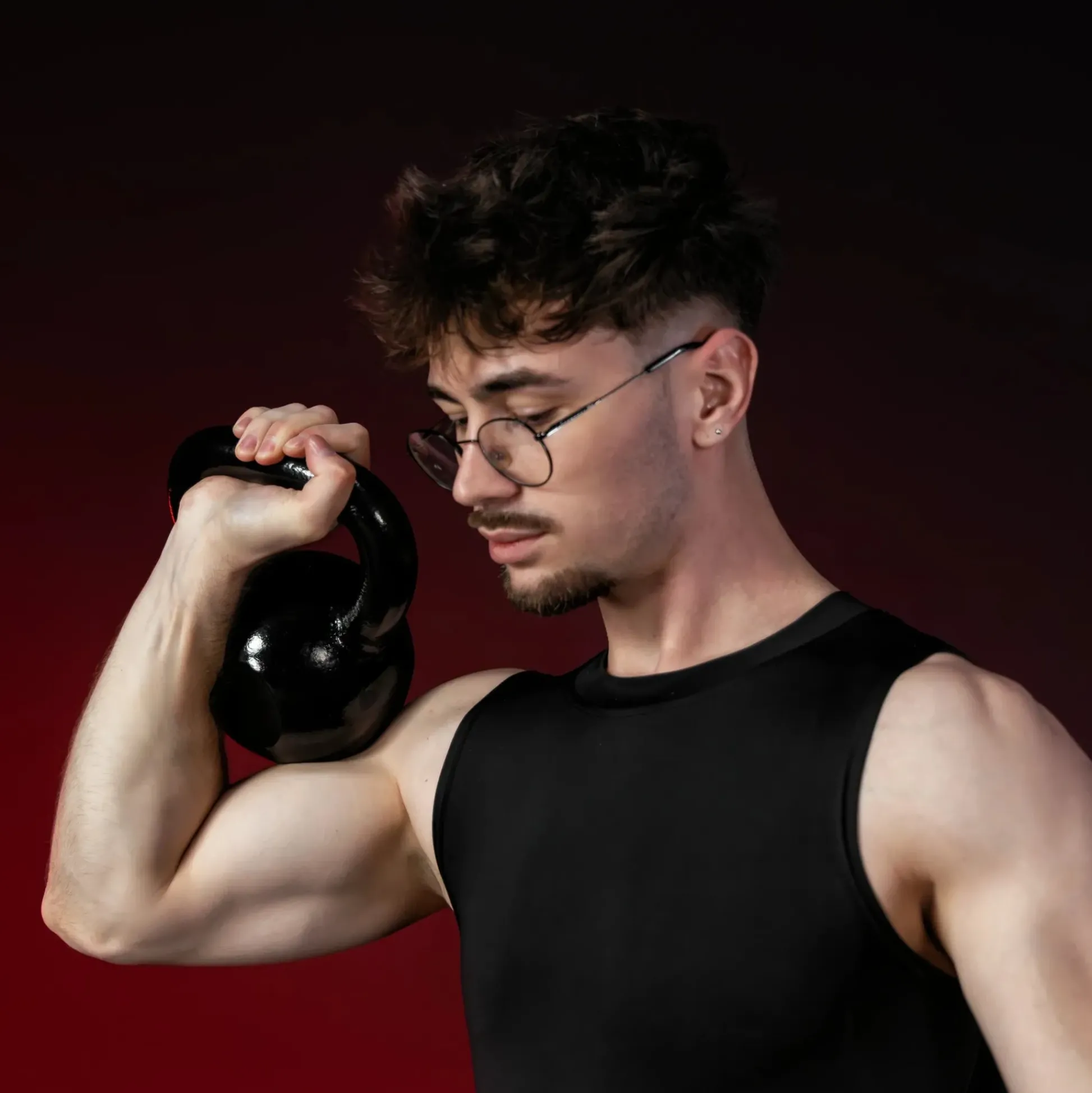 Gorilla Sports Kettlebell Gusseisen 2 - 32 kg Silber