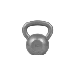 Gorilla Sports Kettlebell Gusseisen 2 - 32 kg Silber Discount
