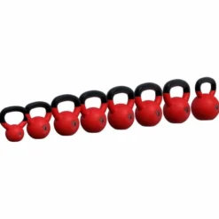 Gorilla Sports Kettlebell Gusseisen Neopren rot 2 - 32 kg Rot / Schwarz Sale