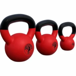 Gorilla Sports Kettlebell Gusseisen Neopren rot 2 - 32 kg Rot / Schwarz Sale