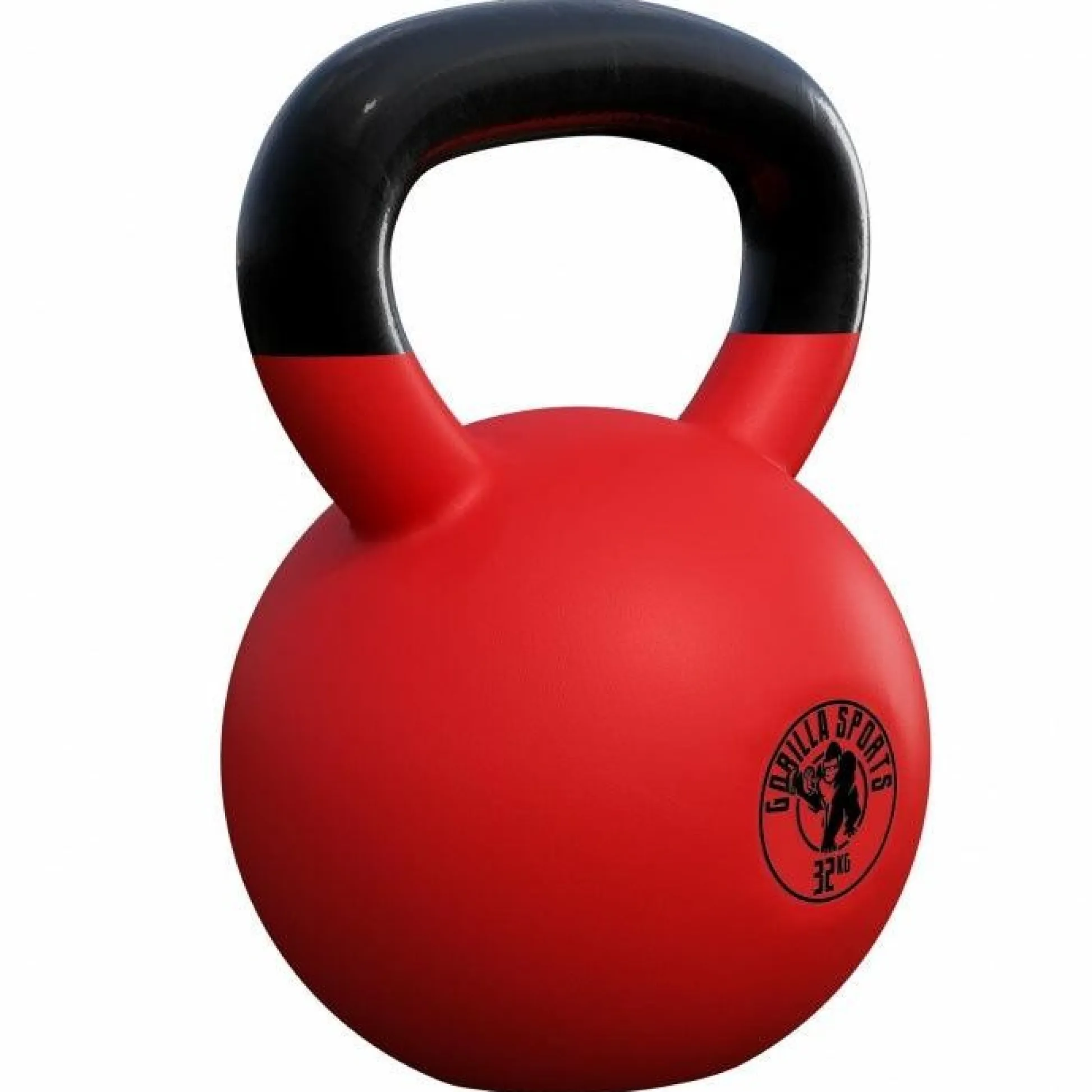 Gorilla Sports Kettlebell Gusseisen Neopren rot 2 - 32 kg Rot / Schwarz Sale