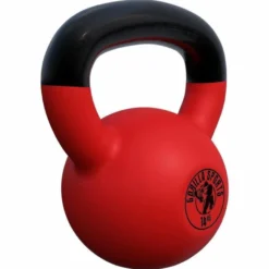 Gorilla Sports Kettlebell Gusseisen Neopren rot 2 - 32 kg Rot / Schwarz Best