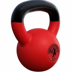 Gorilla Sports Kettlebell Gusseisen Neopren rot 2 - 32 kg Rot / Schwarz Best