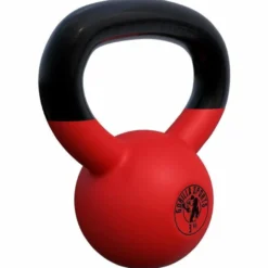Gorilla Sports Kettlebell Gusseisen Neopren rot 2 - 32 kg Rot / Schwarz Hot
