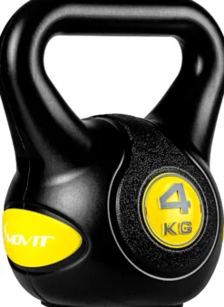 MOVIT Kettlebell Kunststoff grau 3 - 20 kg Schwarz Best