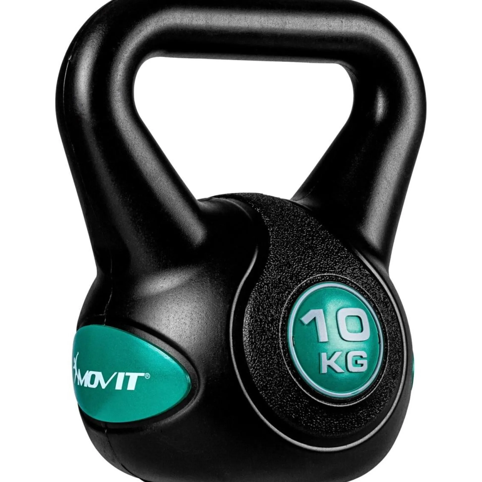 MOVIT Kettlebell Kunststoff grau 3 - 20 kg Schwarz Discount