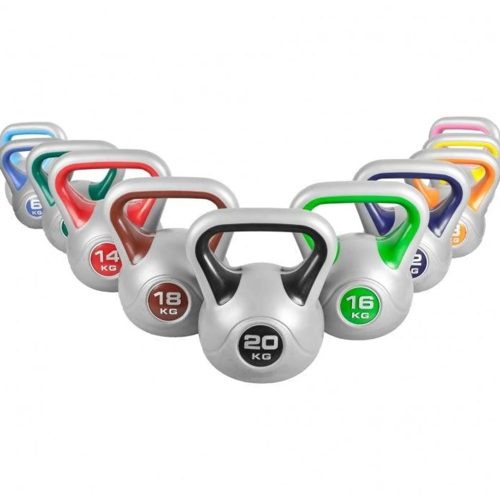 Gorilla Sports Kettlebell Kunststoff grau 2 - 20 kg Verschieden Online