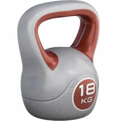 Gorilla Sports Kettlebell Kunststoff grau 2 - 20 kg Grau / Braun Outlet