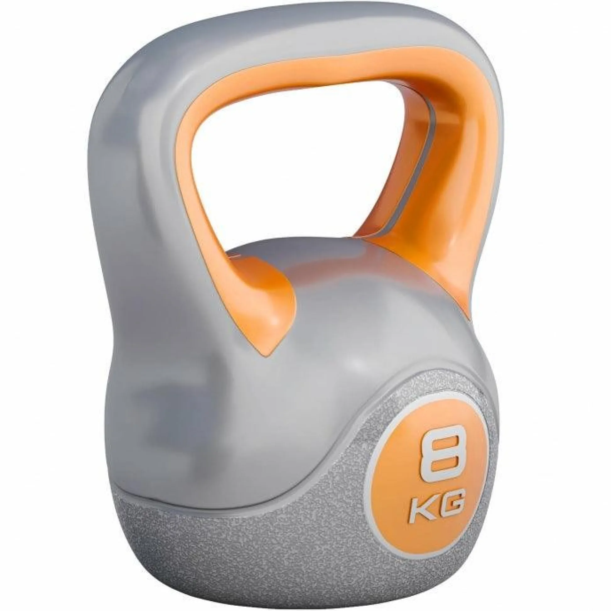Gorilla Sports Kettlebell Kunststoff grau 2 - 20 kg Grau / Orange Best