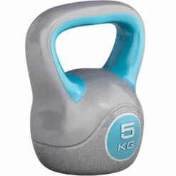 Gorilla Sports Kettlebell Kunststoff grau 2 - 20 kg Grau / Türkis Outlet