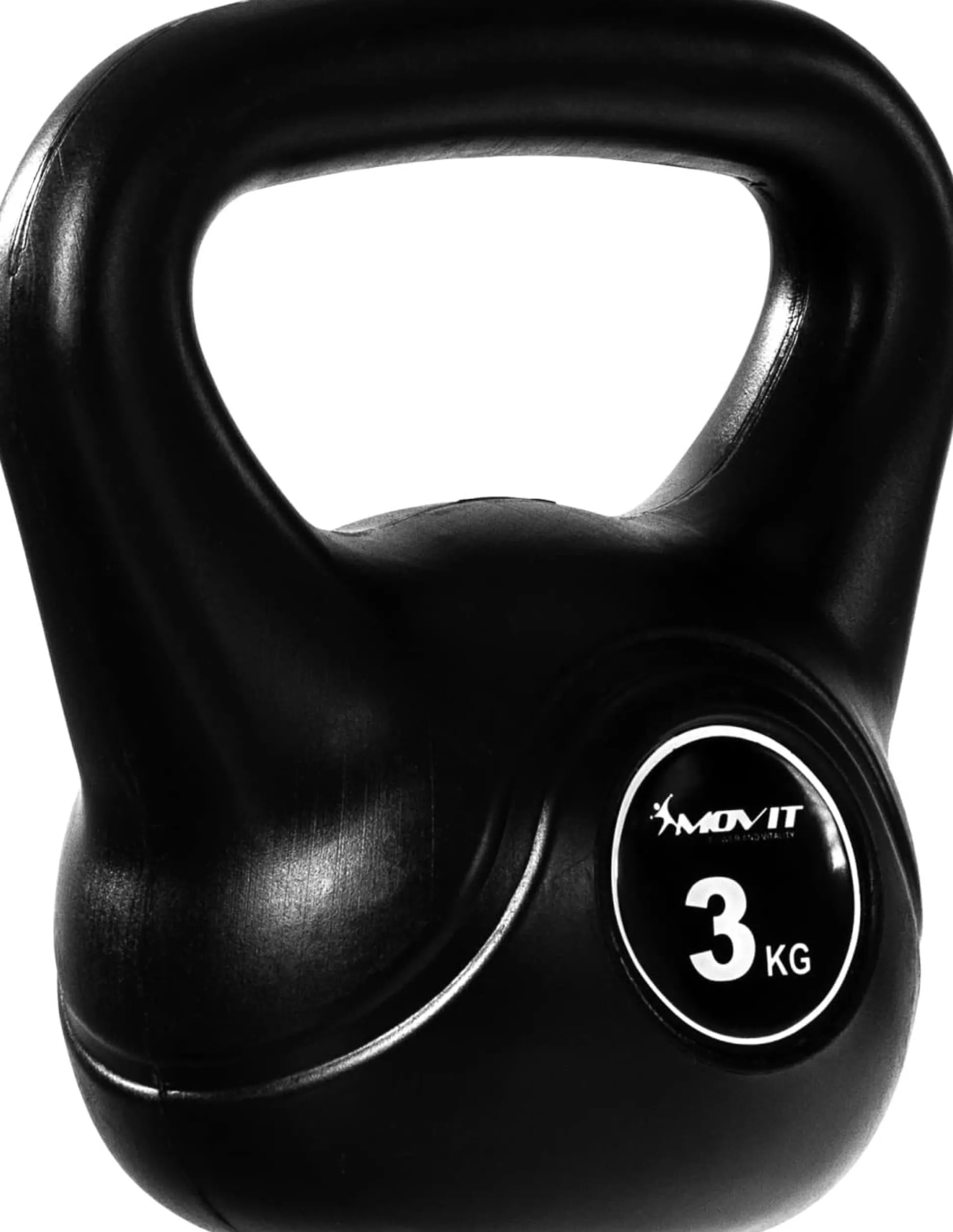 MOVIT Kettlebell Kunststoff 3 - 20 kg Schwarz New