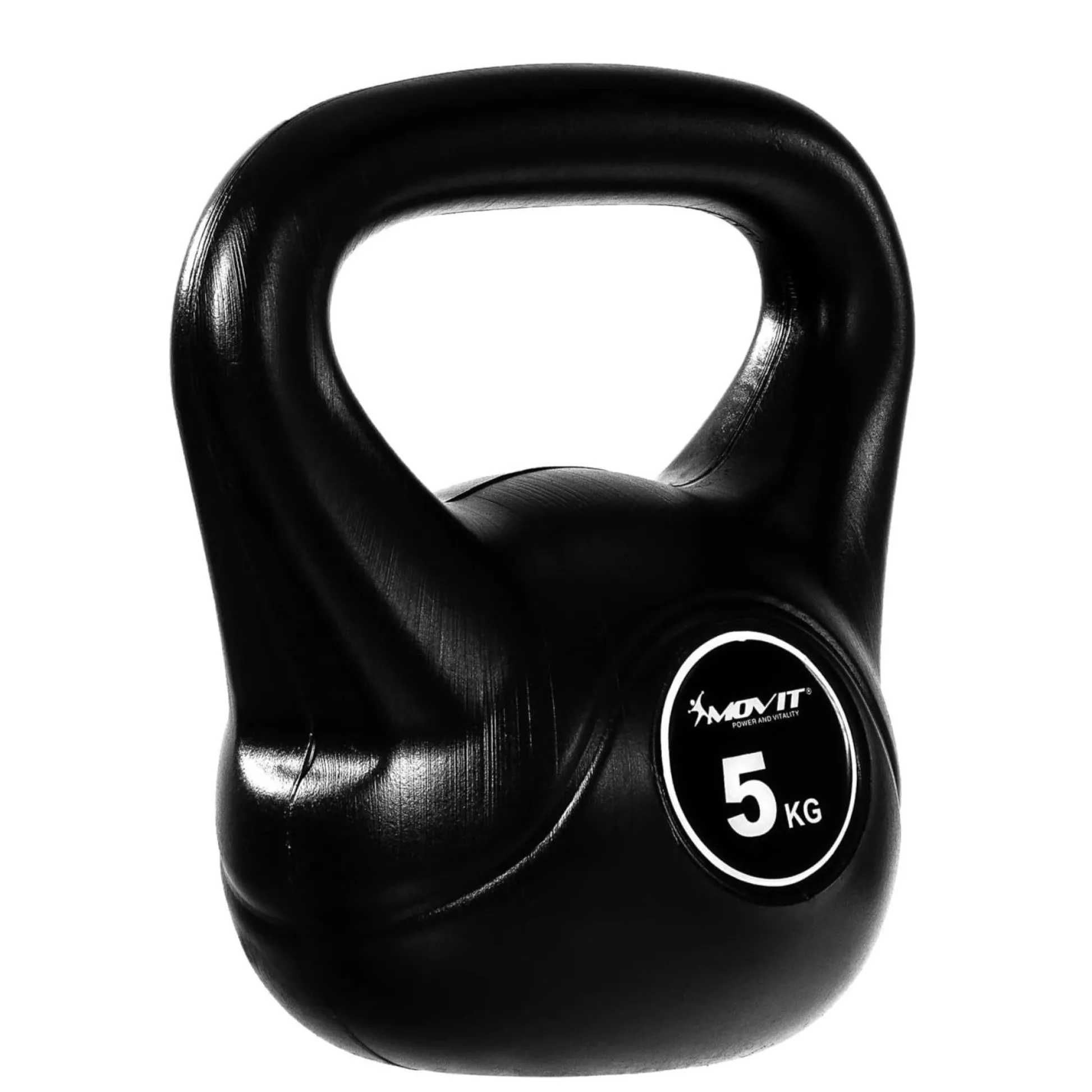 MOVIT Kettlebell Kunststoff 3 - 20 kg Schwarz Hot