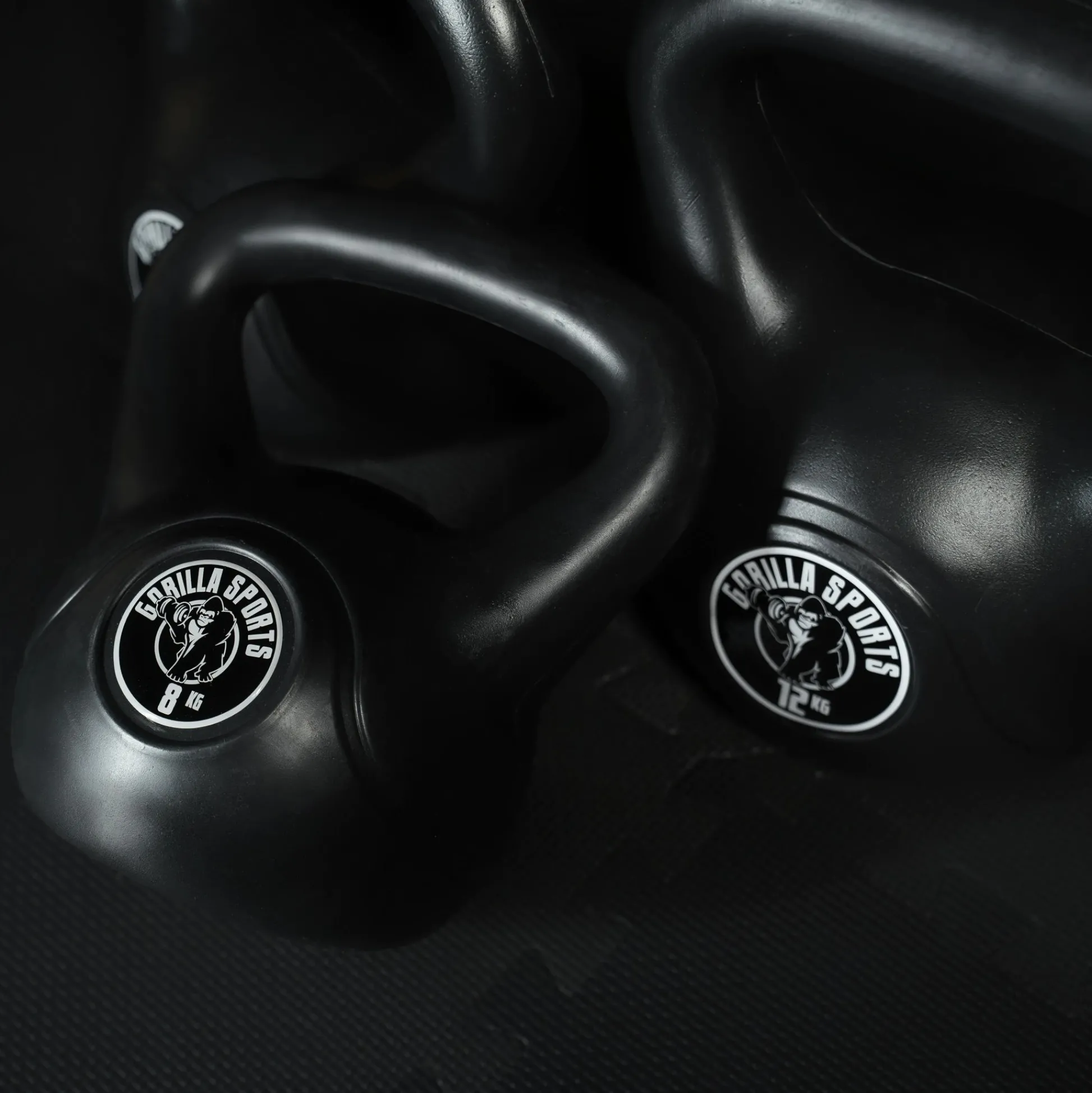 Gorilla Sports Kettlebell Kunststoff 2 - 20 kg Schwarz New