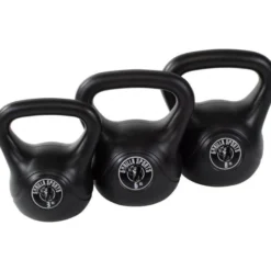 Gorilla Sports Kettlebell Kunststoff 2 - 20 kg Schwarz Online
