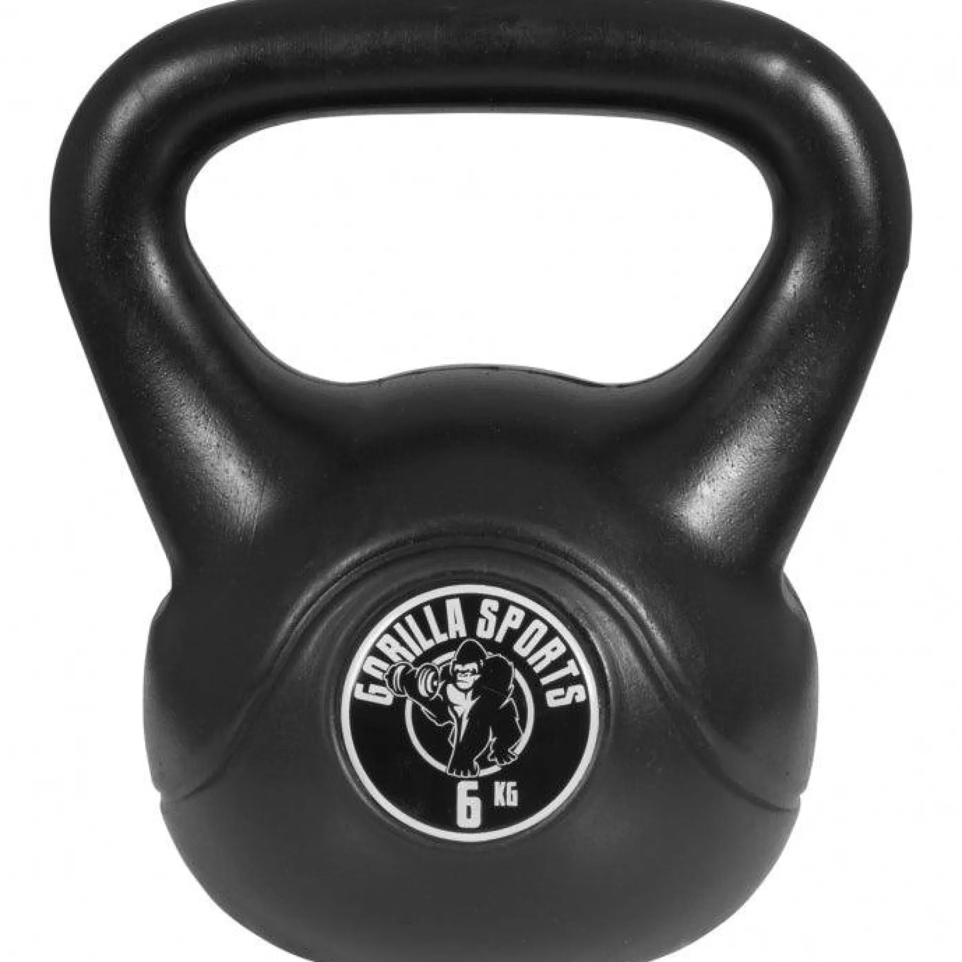 Gorilla Sports Kettlebell Kunststoff 2 - 20 kg Schwarz / Weiss Sale