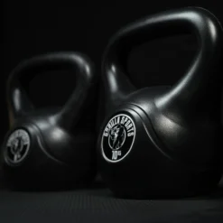 Gorilla Sports Kettlebell Kunststoff 2 - 20 kg Schwarz / Weiss New