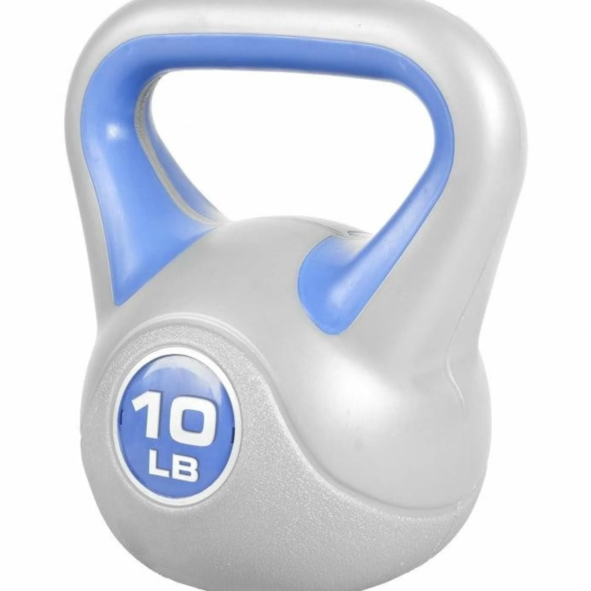 Gorilla Sports Kettlebell Stylish - 5 - 45 Pfund, Zement, Kunststoffabdeckung Grau / Dunkelgrün Hot